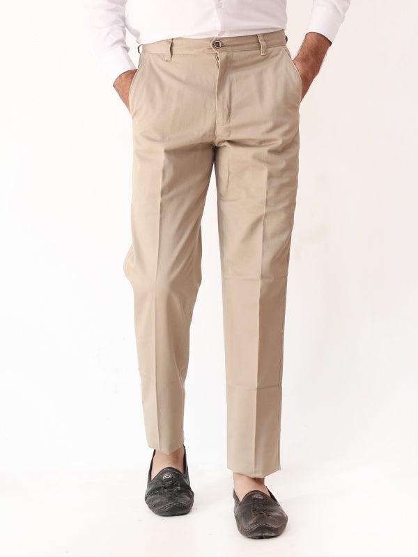 MWF08 Men's Wrinkle Free Pant Light Fawn