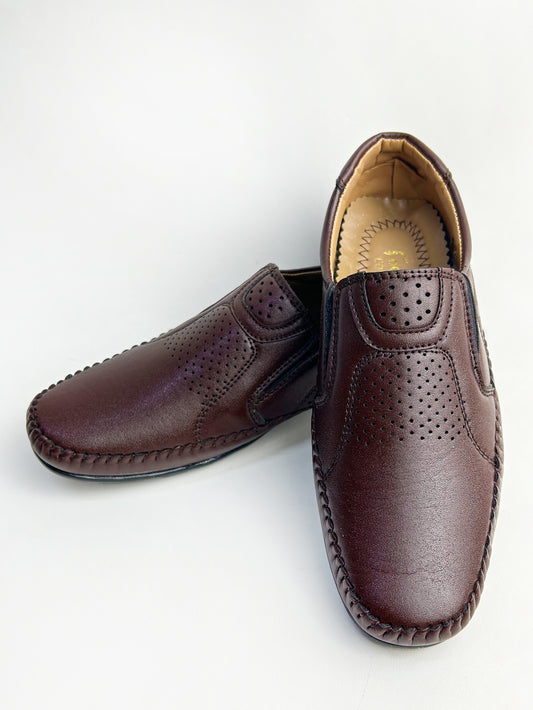 Dark Brown Formal Shoes For Men SC MS69