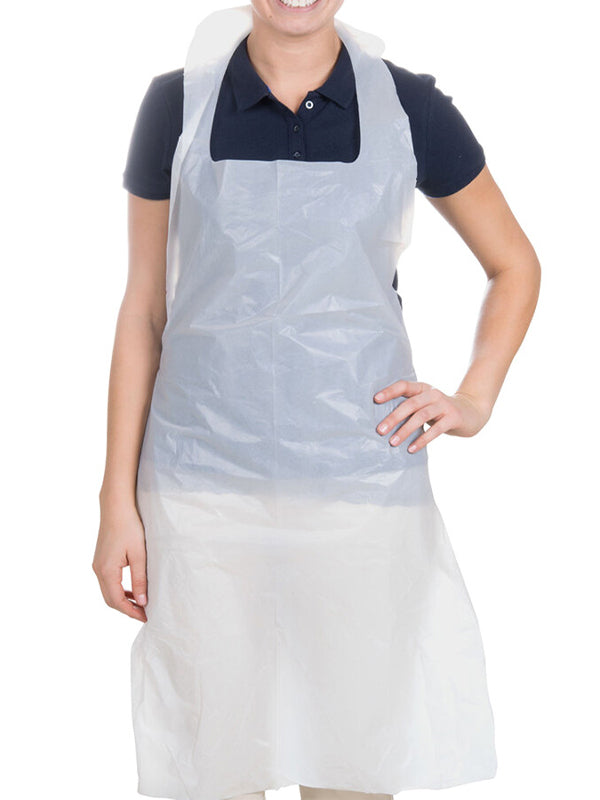 Pack of 10 Transparent Disposable Apron Waterproof