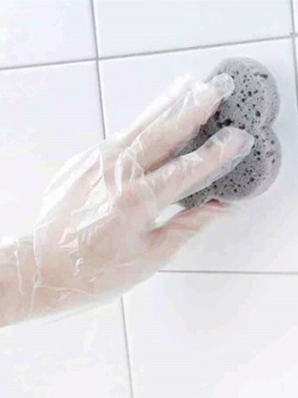 Disposable Plastic Gloves - 100 Pcs