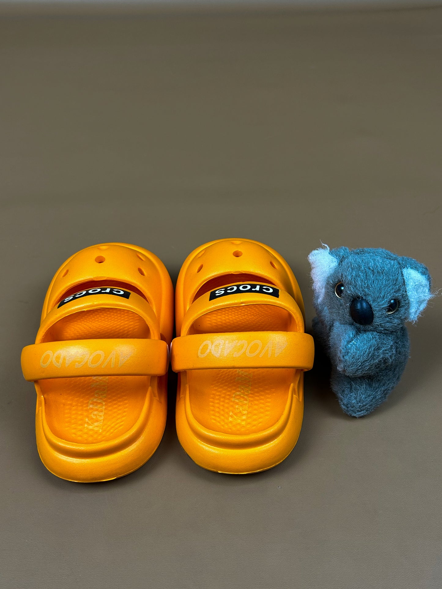 Orange Casual Soft Crocs for Kids KS25