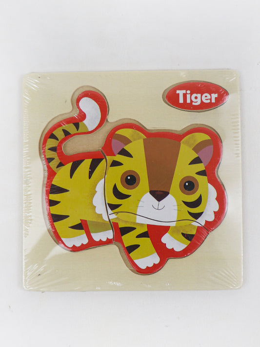 Wooden Tiger Decorative Art Jigsaw Puzzle for Kids
