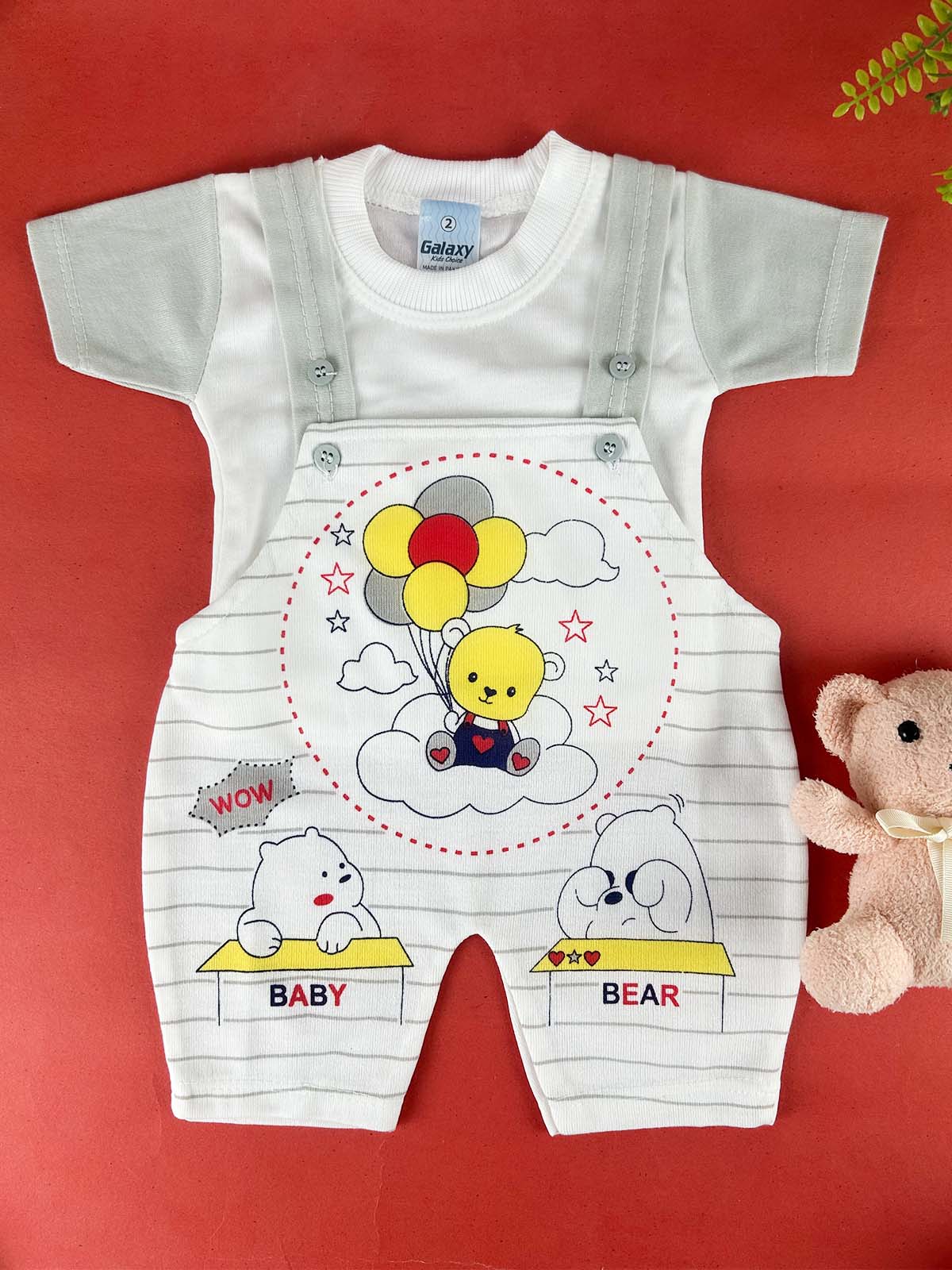 3Mth - 9Mth Grey Romper For Newborn HG NBR144