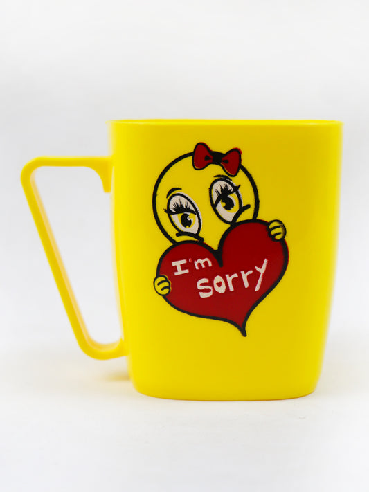 Sorry Coffee Cup Yellow