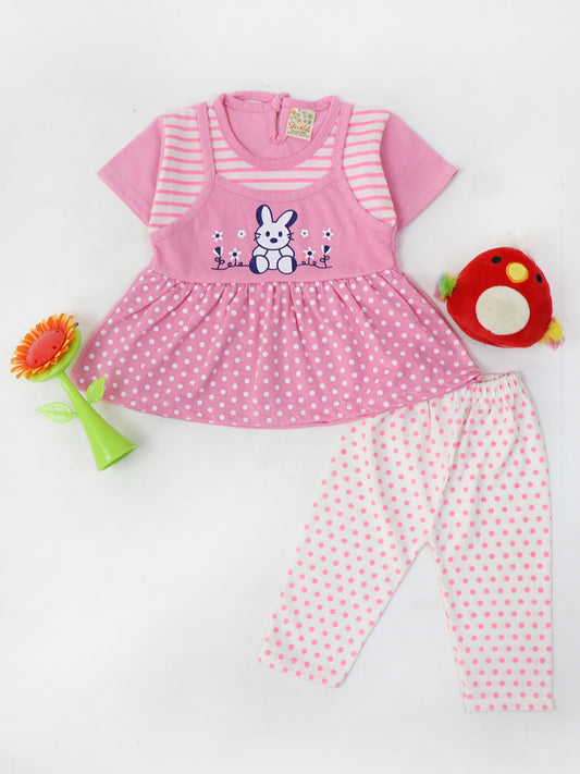 NBS34 HG Newborn Baby Suit 3Mth - 9Mth Pink