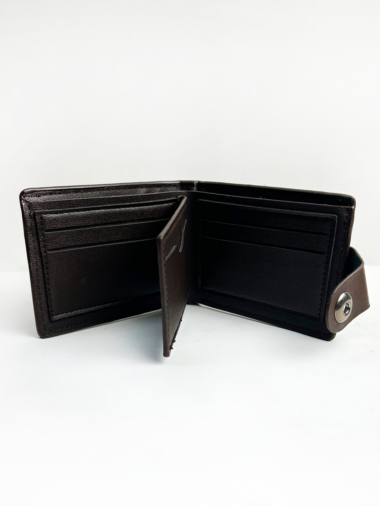 Dark Brown Syn-Leather Wallet For Men MW28