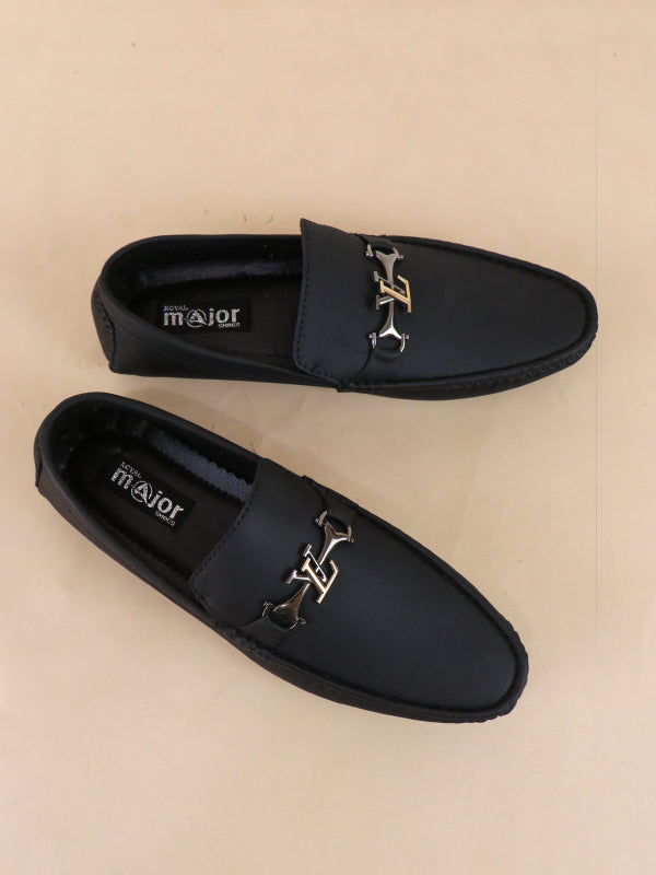 Black Loafers for Men SC ML25