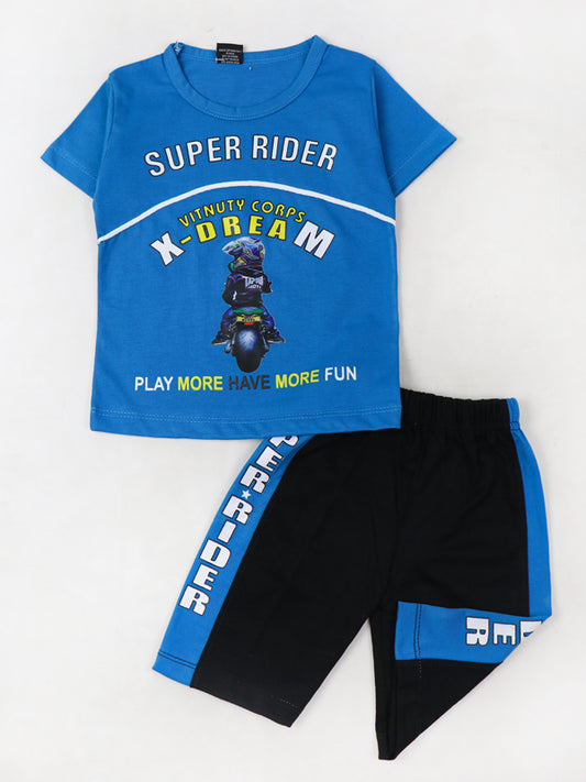 BS28 NJ Kids Suit 1Yr - 4Yrs Super Rider Blue