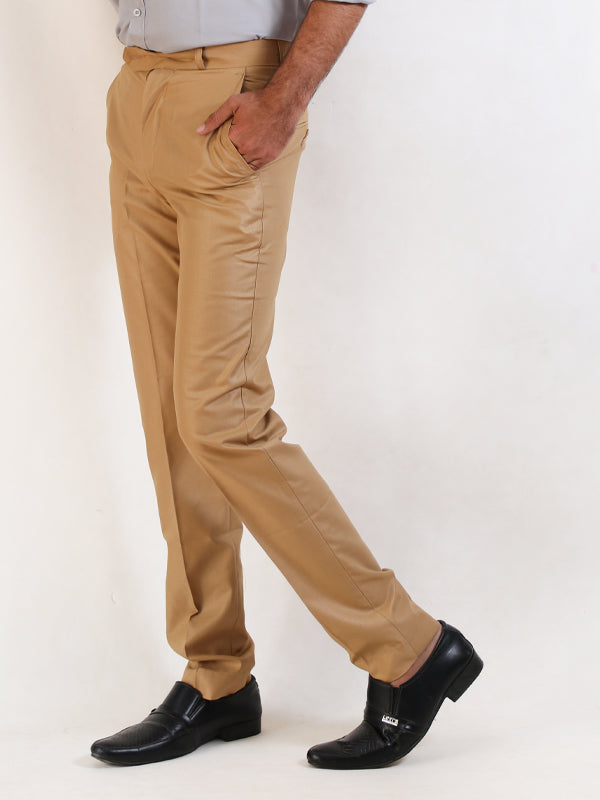 MFP13 Men's Formal Dress Pant D Fawn