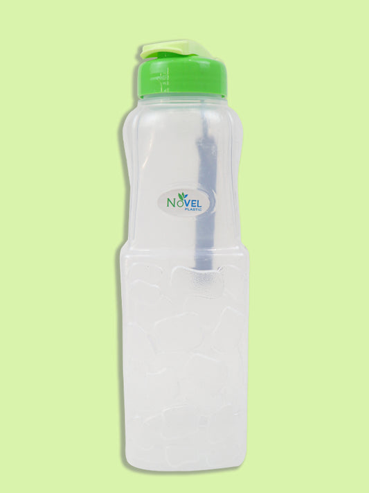 Transparent Novel Water Bottle Green - 1200 ML
