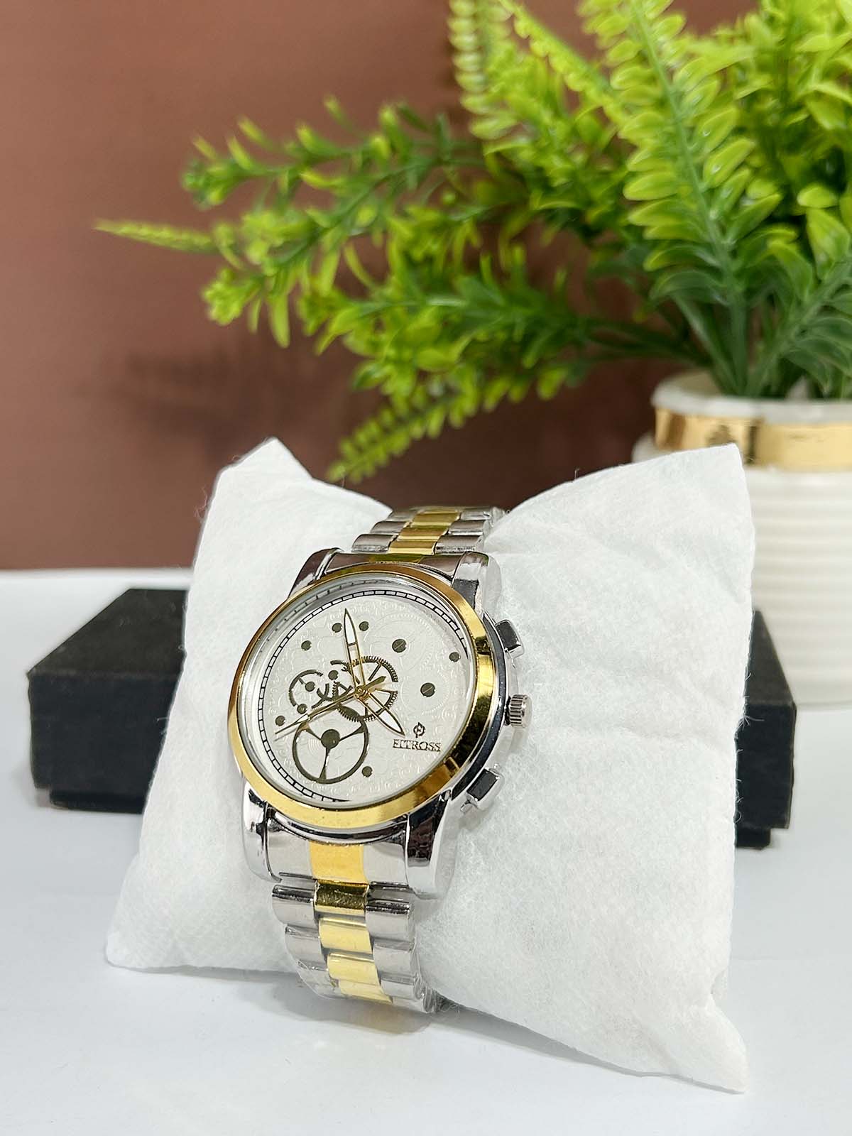 Silver Stainless Steel Watch For Men MW191