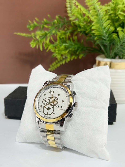 Silver Stainless Steel Watch For Men MW191