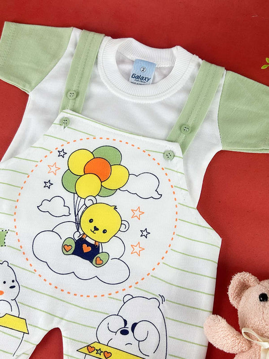 3Mth - 9Mth Green Romper For Newborn HG NBR145