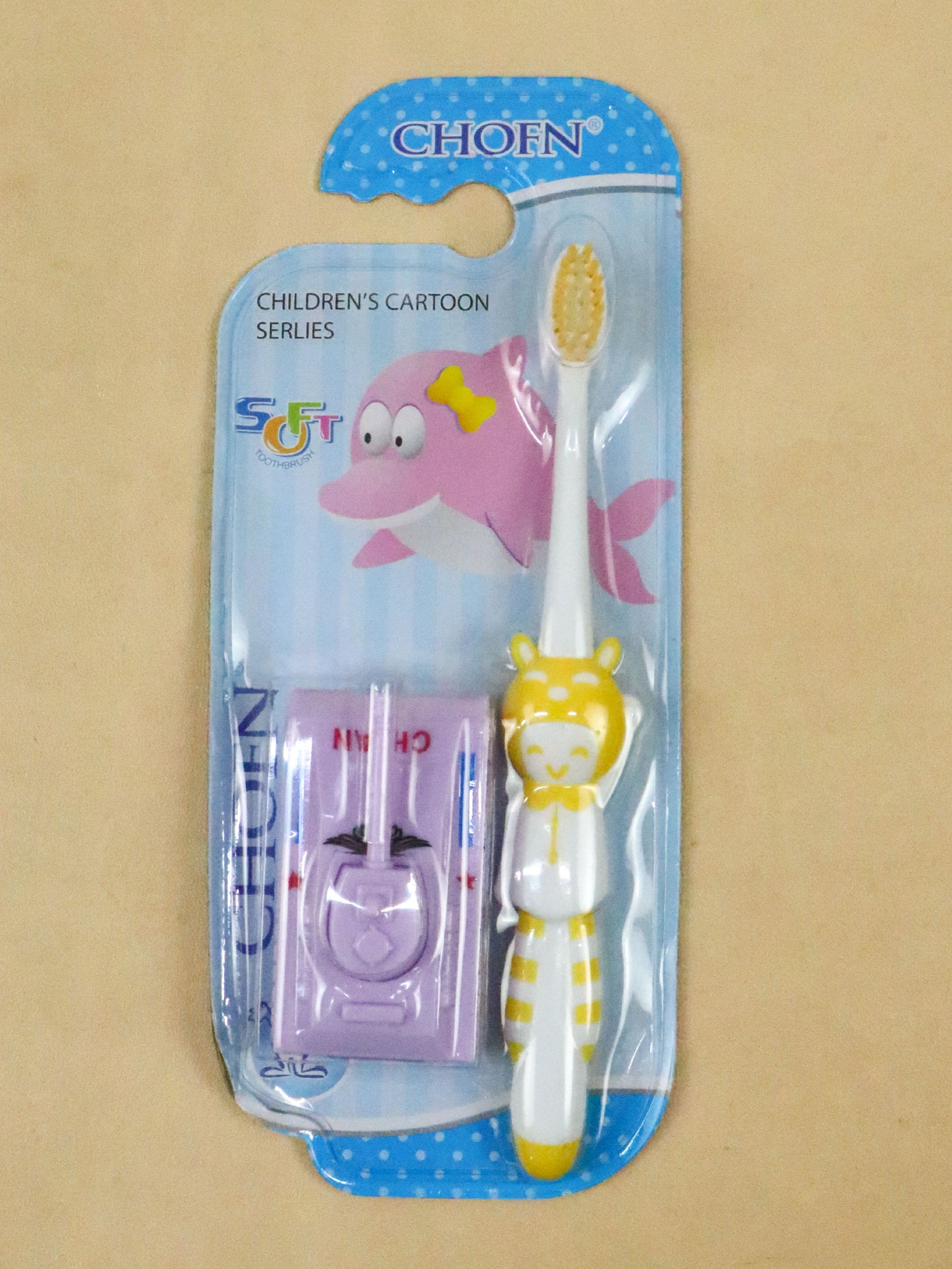 Manual Kids Toothbrush With Toy TB09