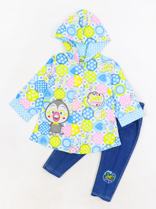 WG Newborn Baby Suit 3Mths - 6Mths Designed Blue