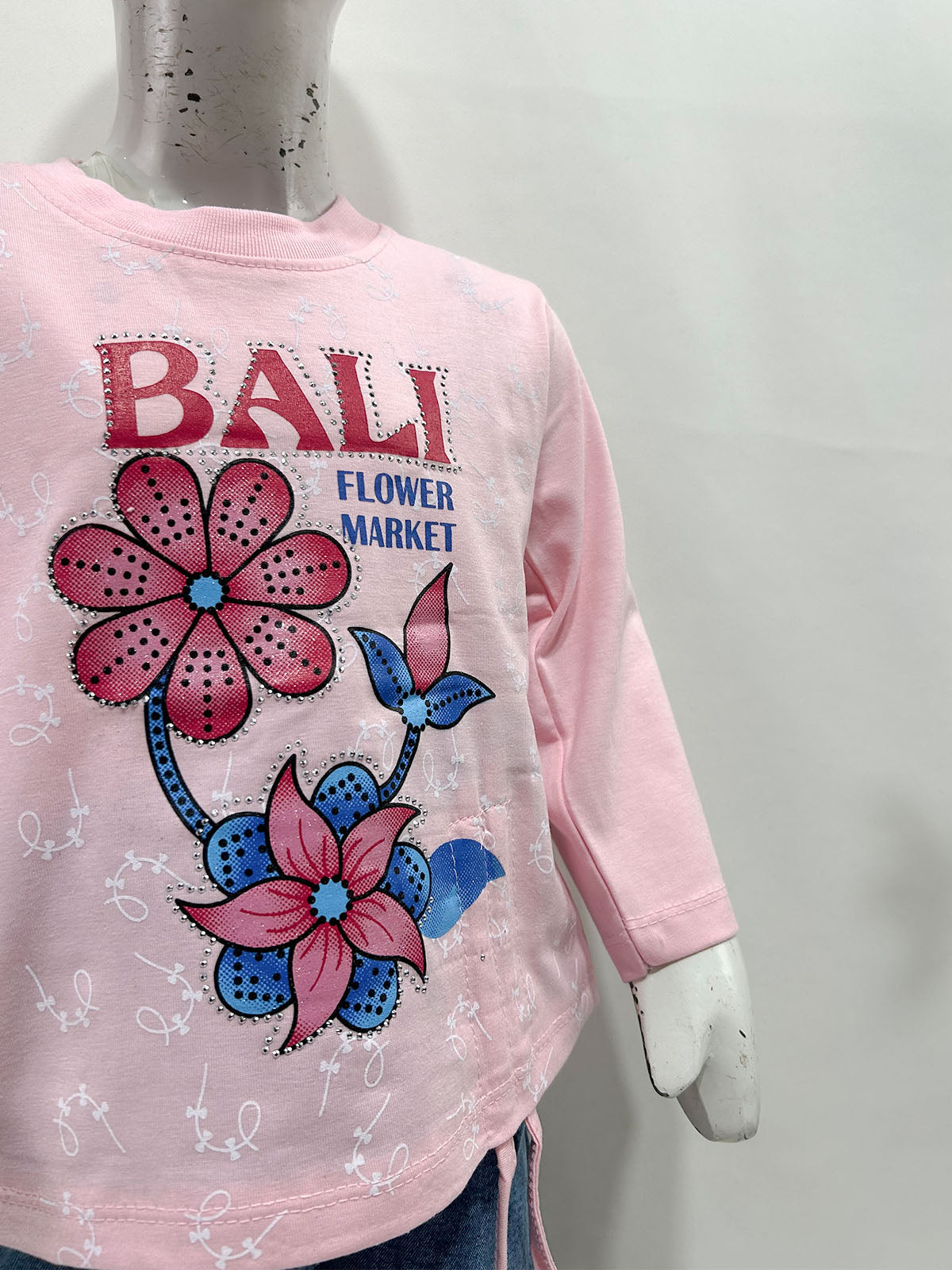 1Yr - 4Yrs Pink Bali Suit For Girls GS578