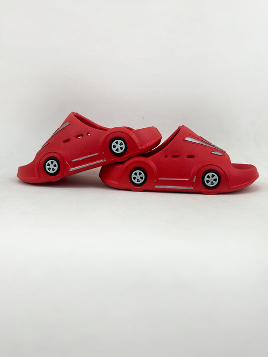 Red Casual Soft Slippers for Kids KS09