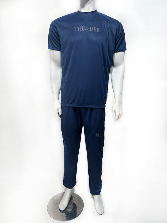 Navy Blue Thunder Dri-FIT Track Suit For Men HG MTRS47