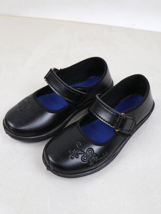 KS15 Girls School Shoes 8Yrs - 12Yrs Black