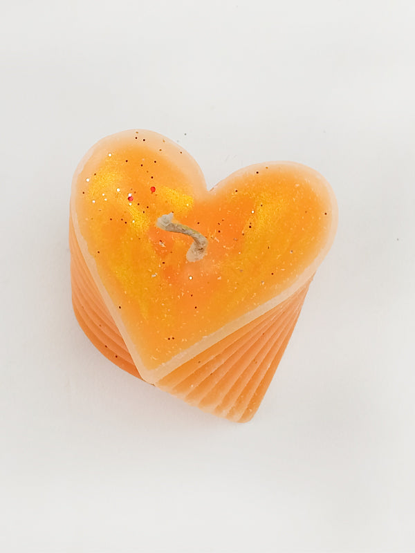 5x5 Heart Shape Candle - Multicolor