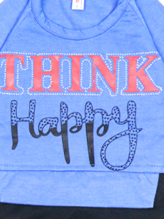 TG Girls Suit 1Yr - 4Yr Think Happy Blue