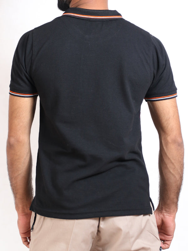 HG Men's Polo T-Shirt Black 01