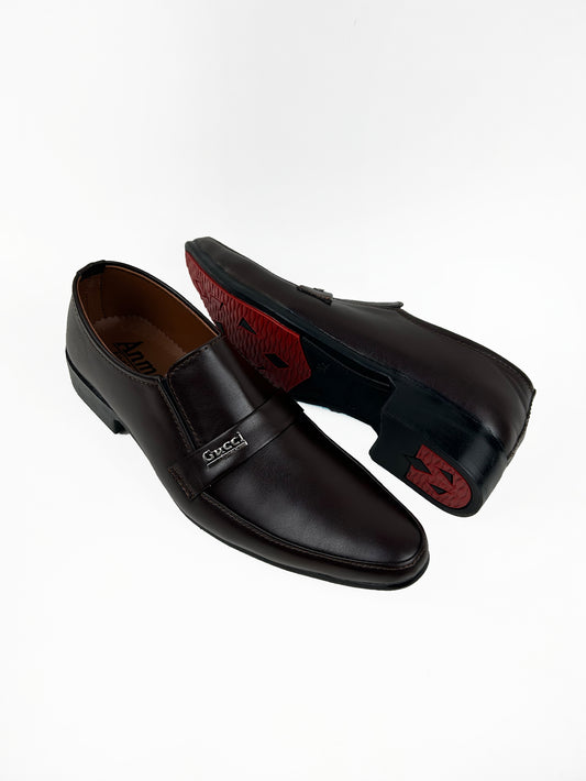 Dark Brown Formal Shoes For Men MS98