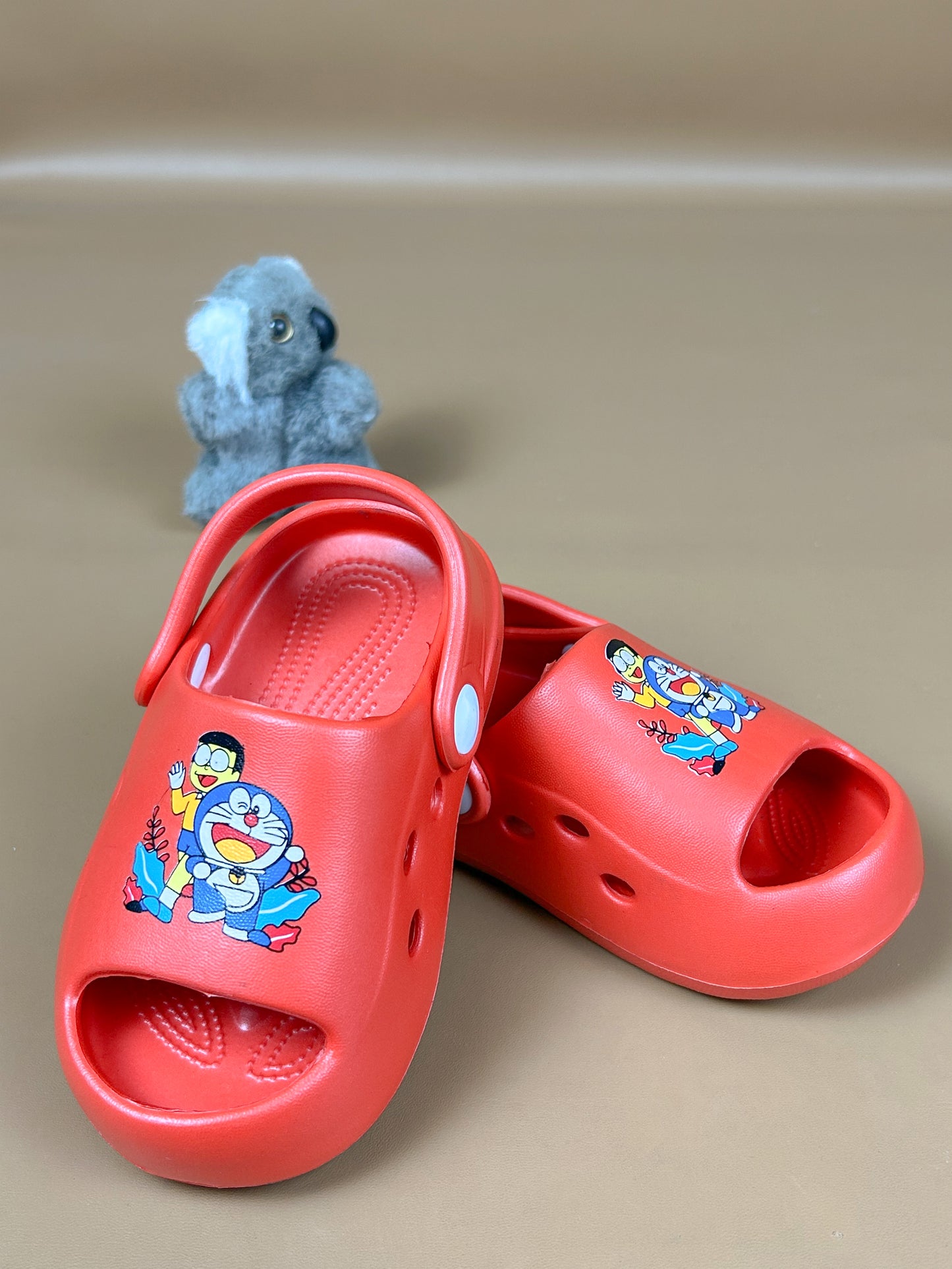 Red Casual Soft Crocs for Kids KS24