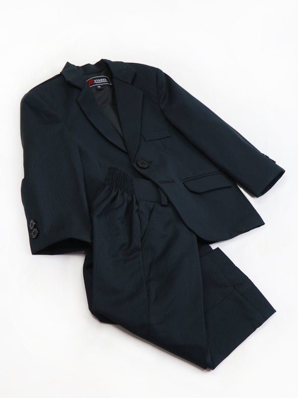 1Yr - 15Yrs 2PCS Coat Pant Suit for Boys Lined Black