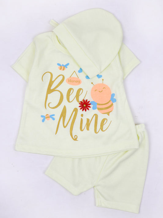 NBS04 HG Newborn Baby Suit 0Mth - 3Mth Honey Light Yellow