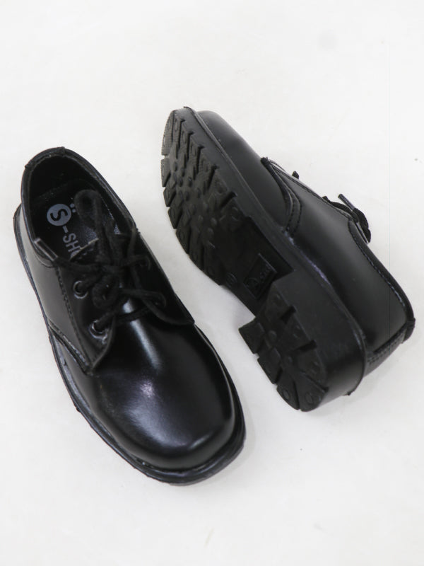 KS16 Kids School Shoes 7Yrs - 17Yrs Black