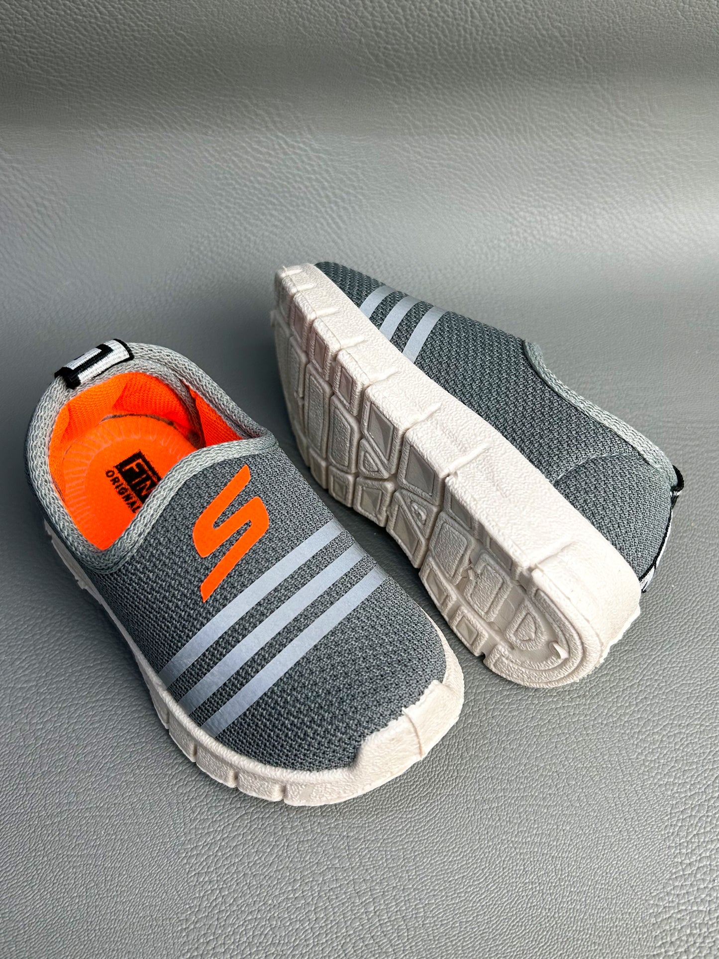 1Yr - 8Yrs Light Grey Shoes For Boys BJ29