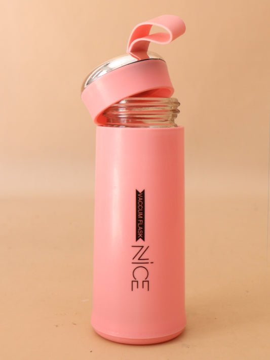 Pink Vacuum Flask / Insulated Water Bottle - 400ML / Thermos Temperature Double Walled