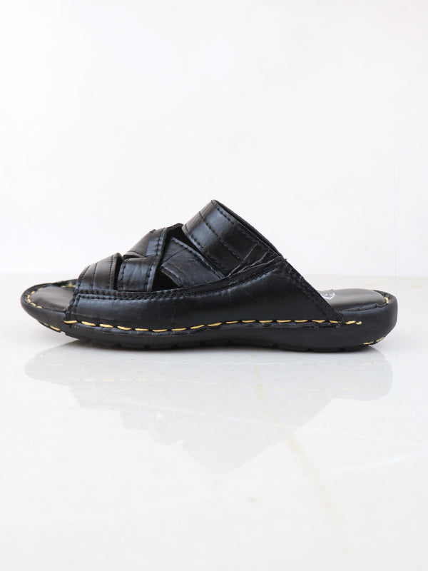 MC06 Men's Casual Slippers  Black