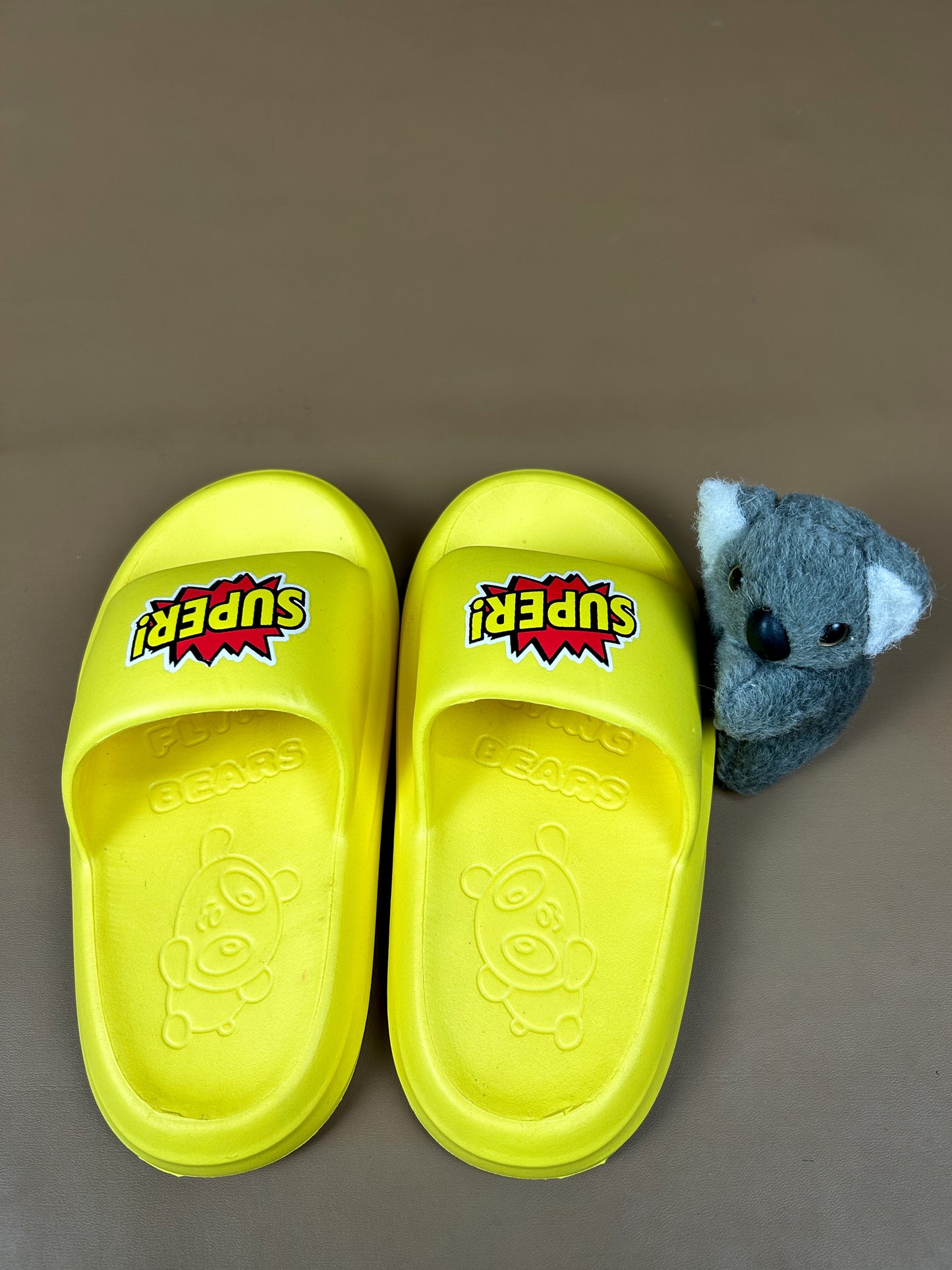 Yellow Casual Soft Slippers for Kids KS15