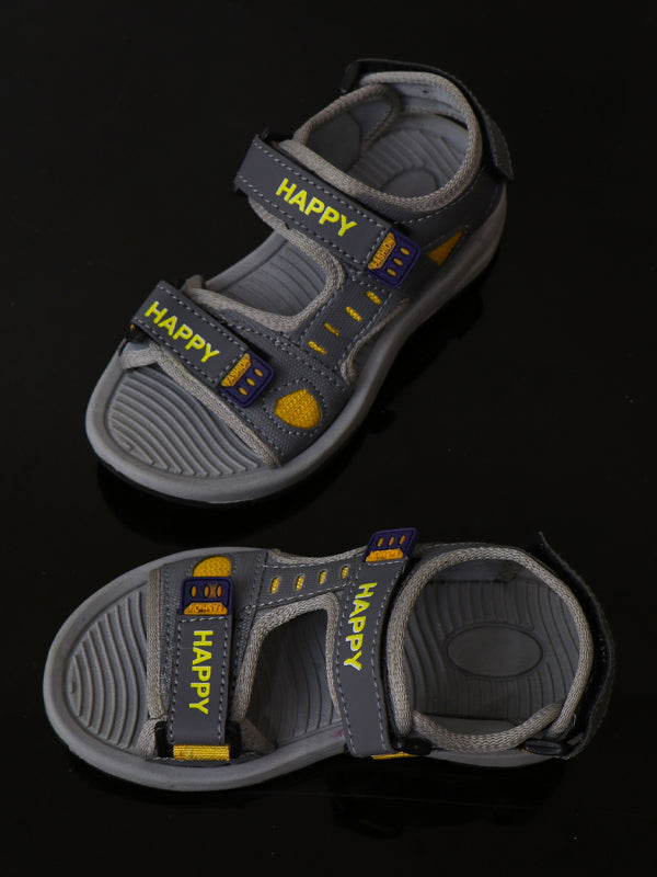 BSD51 Boys Sandal 8Yrs - 17Yrs Happy Grey