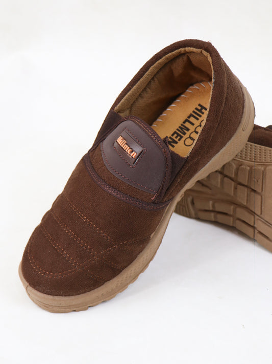 MJS19 Men's Slip-On Casual Shoes Brown