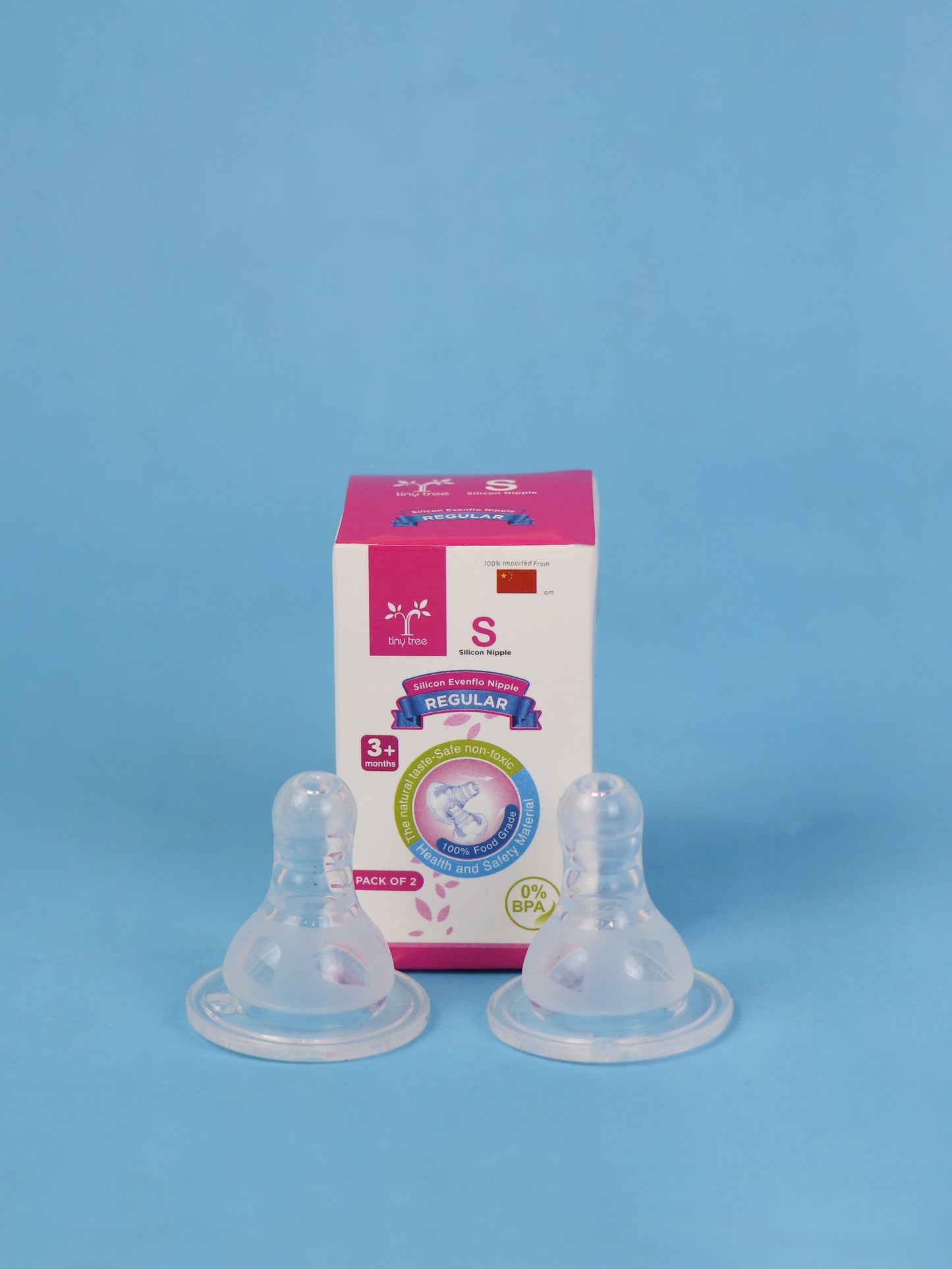 Tiny Tree Pack of 2 Silicone Nipples