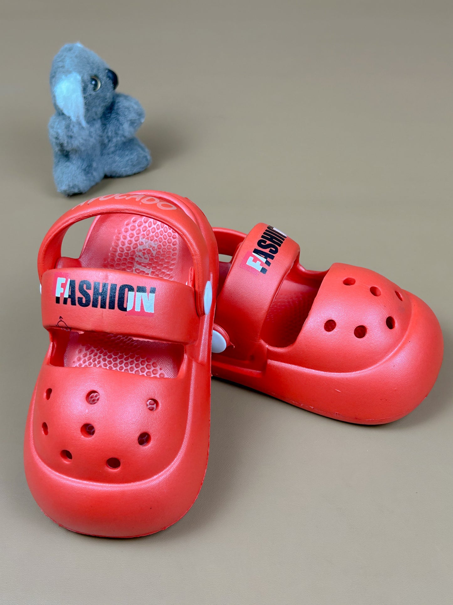 Red Casual Soft Crocs for Kids KS28