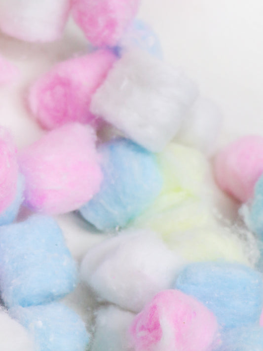 100pcs Colorful Cotton Balls - Multicolor