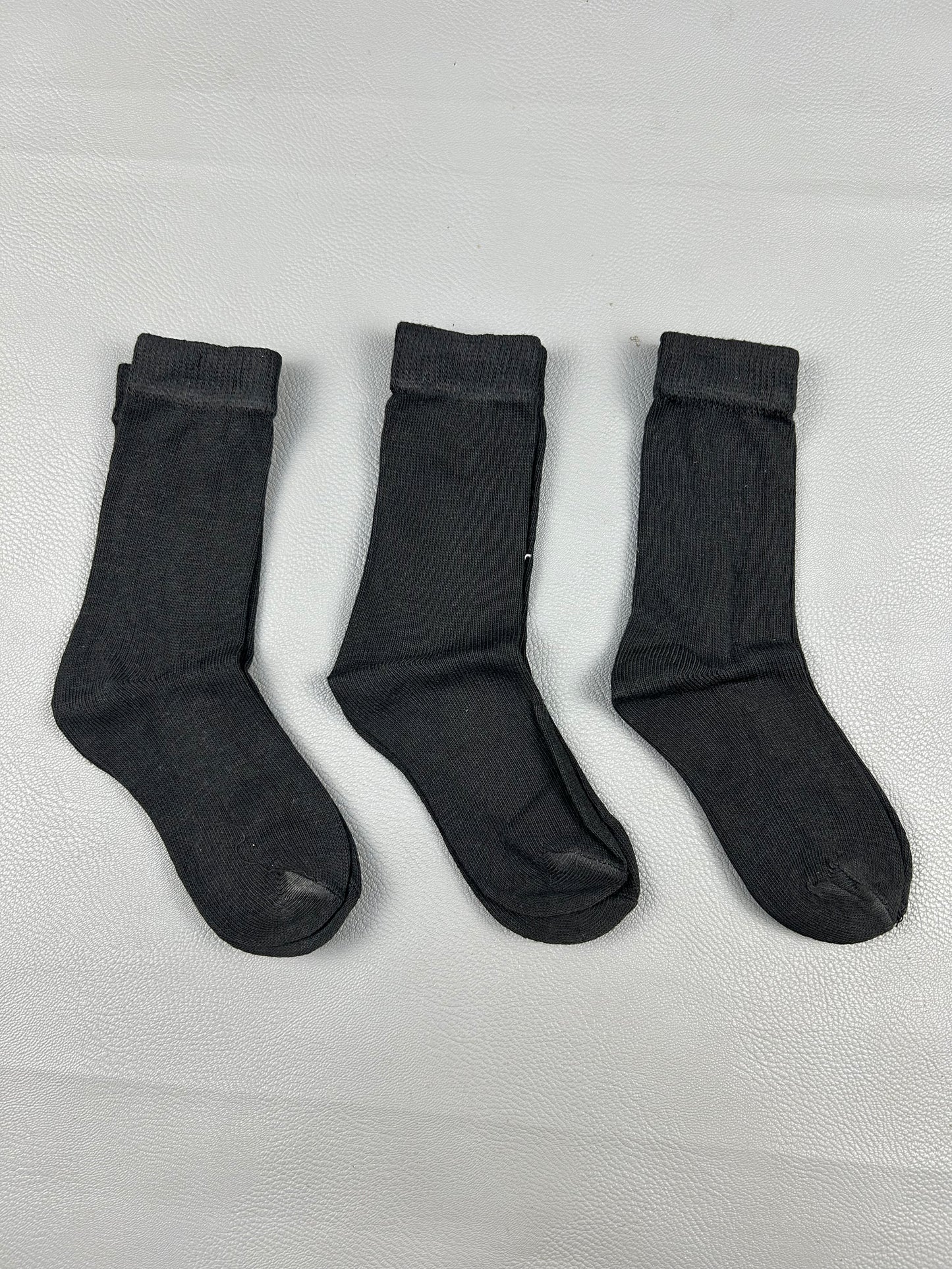 Pack of 3 Black Socks For Kids KS03