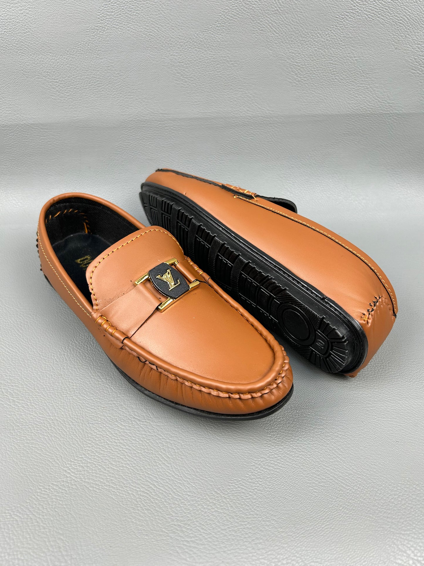 Camel Brown Loafers for Men BS ML45