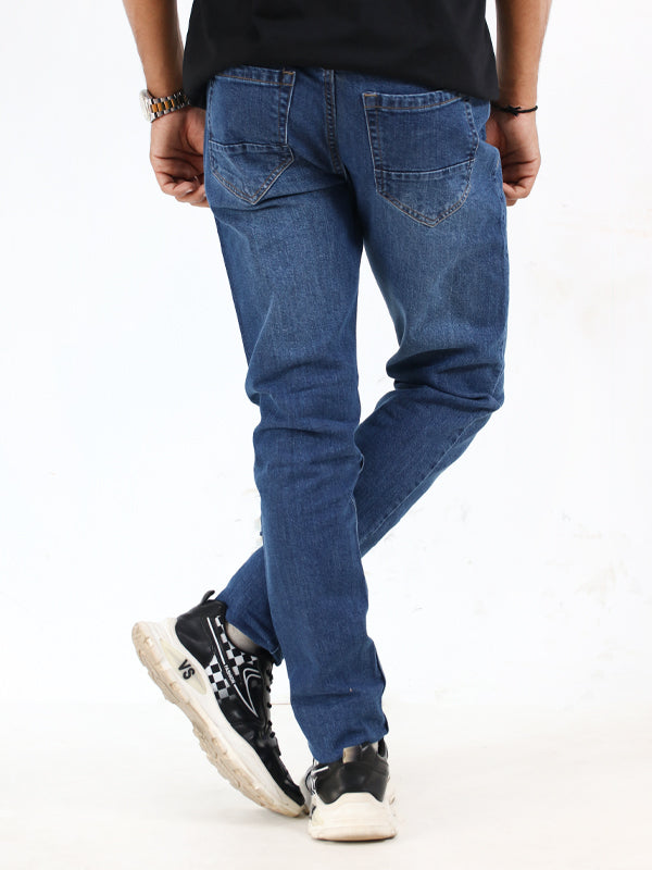 Men's Stretchable Jeans Denim Blue