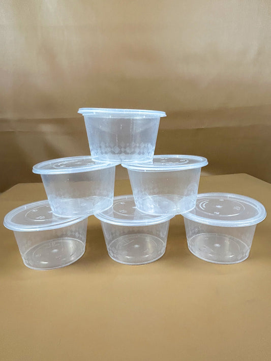 Transparent Pack Of 10 Small Food Container / Storage Box 500ML KIT-34