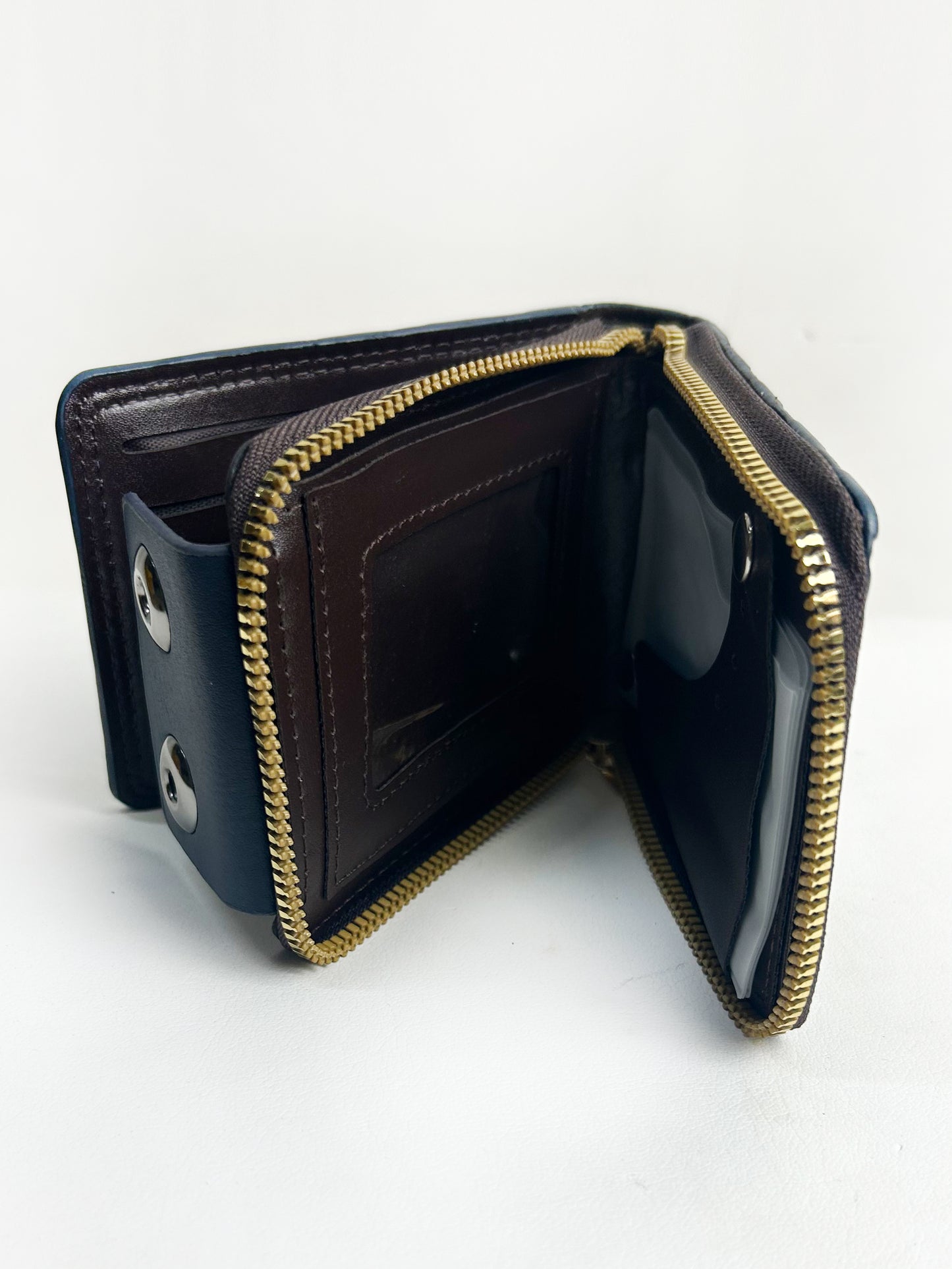 Blue Syn-Leather Wallet For Men MW12