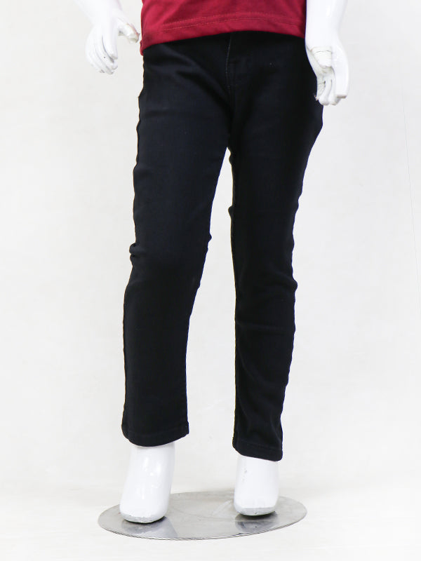Boys Stretchable Denim Jeans 5Yrs - 15Yrs Black