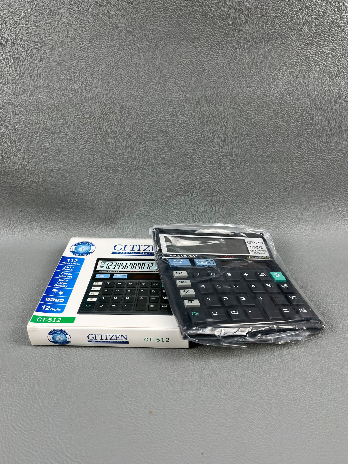 CT-512 12-Digit Solar Electronic Calculator