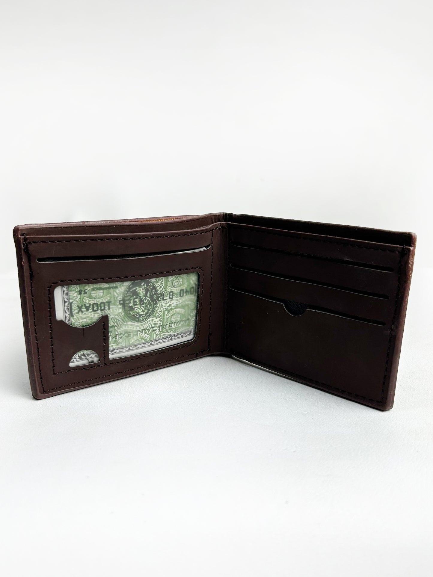 Dark Brown Syn-Leather Wallet For Men MW29