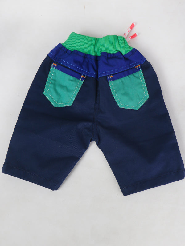 BCS03 BL Boys Cotton Short 1.5Yrs - 4Yrs Blue