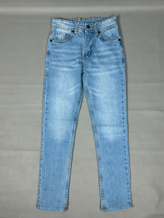 12Yrs - 16Yrs Light Blue Stretchable Denim Jeans For Boys BJ15